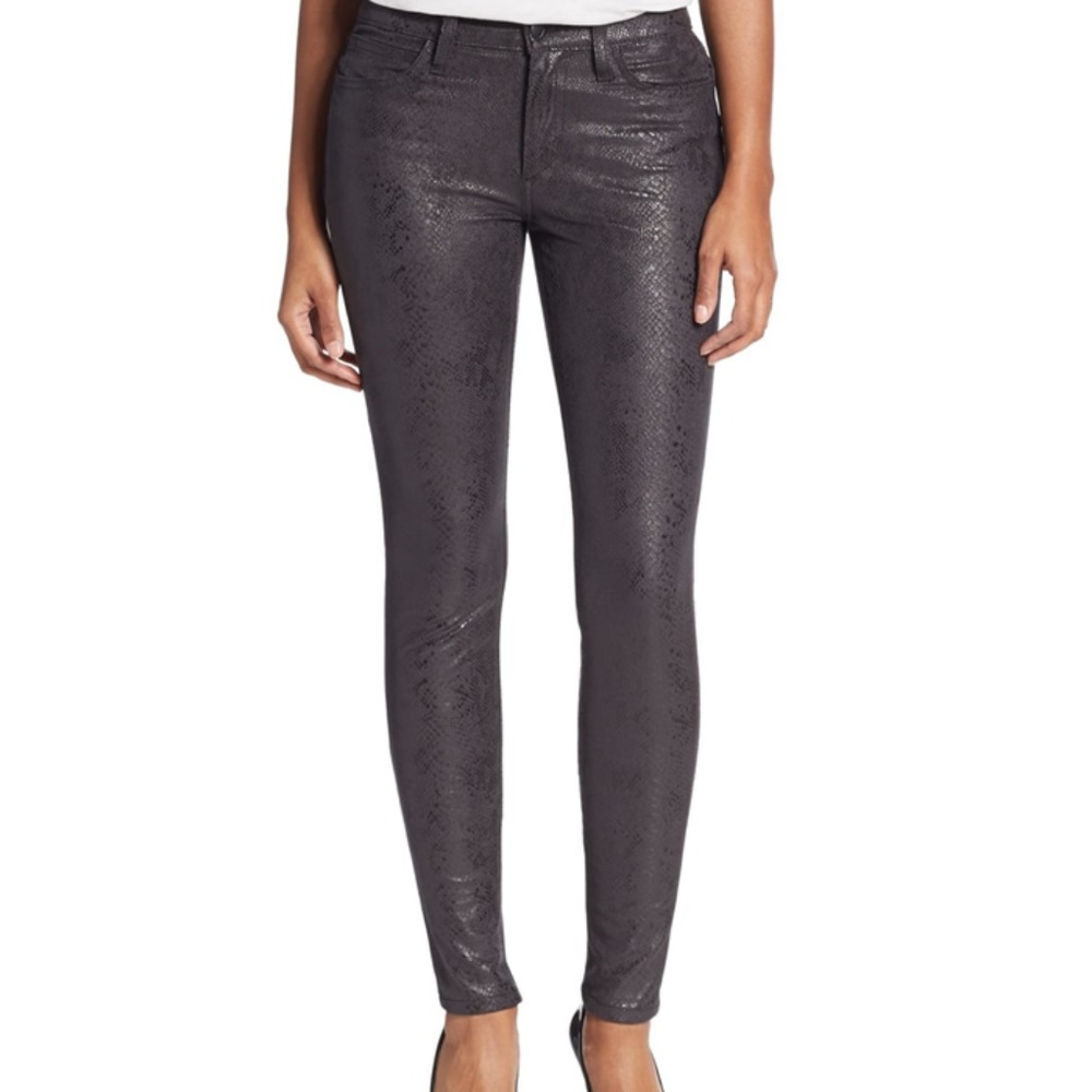 Joe's Jeans Zina Snakeskin Look Skinny Jeans